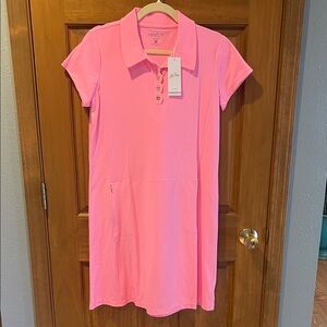 Lilly Pulitzer Neon Pink Polo Dress